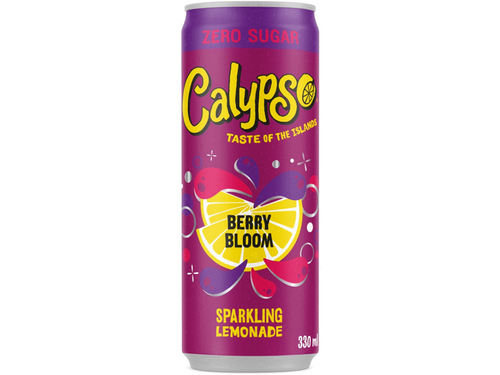Calypso Berry Bloom Limonade Zero, 330ml