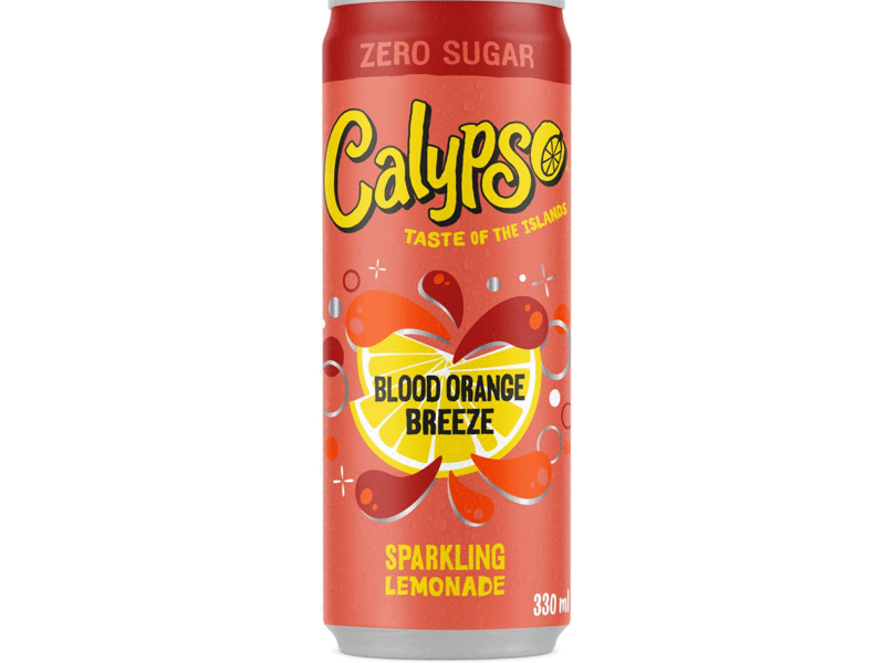 Calypso Blood Orange Breeze Limonade ZERO, 330ml