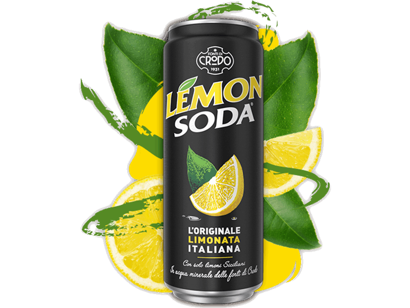 Crodo Lemon Soda, 330ml