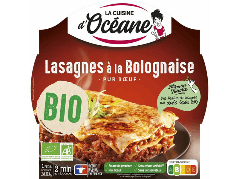 Lasagne Bolognese Rind BIO, 300g