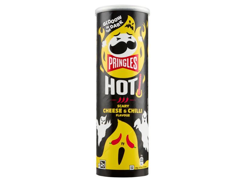 Pringles Hot Scary Cheese & Chilli Flavour, 160g