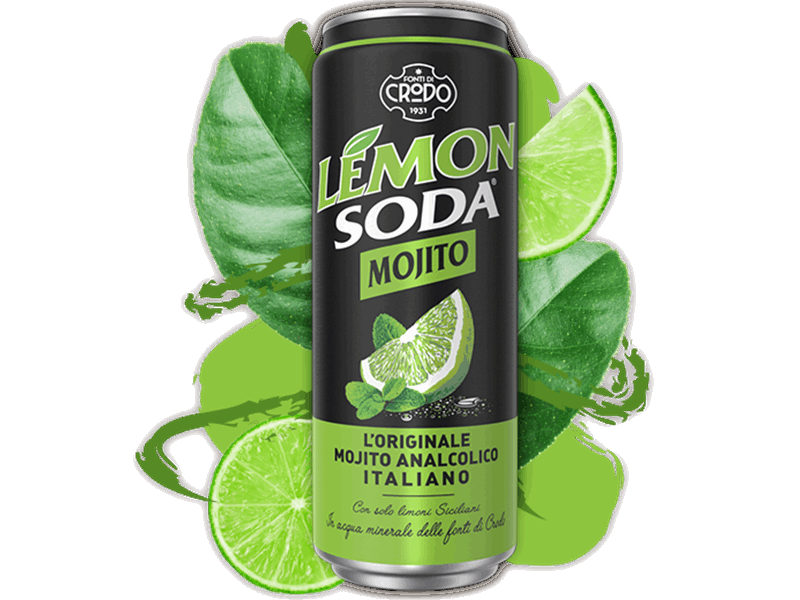 Zitronen-Soda-Mojito 330ml