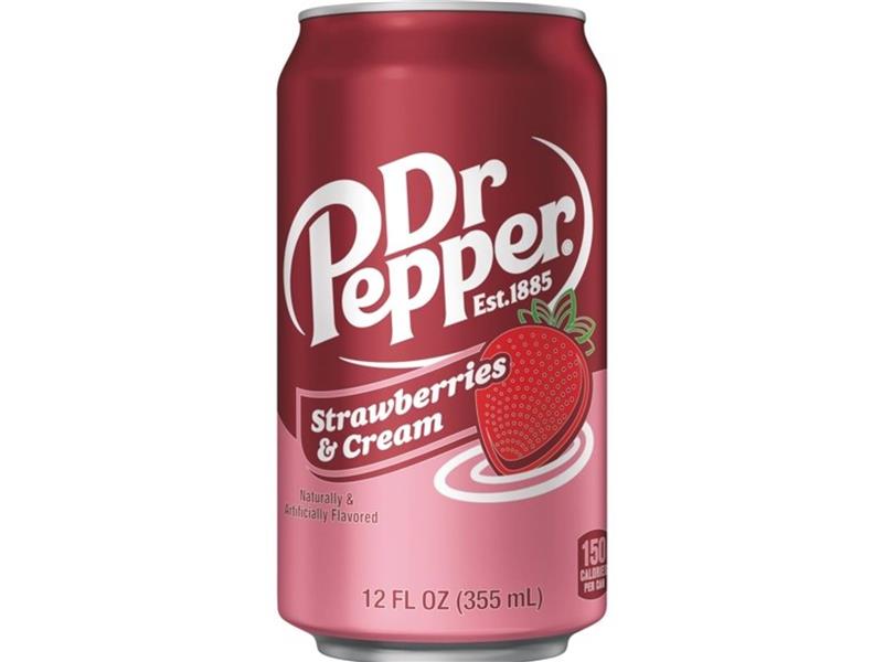 Dr. Pepper Strawberry & Cream, 355ml
